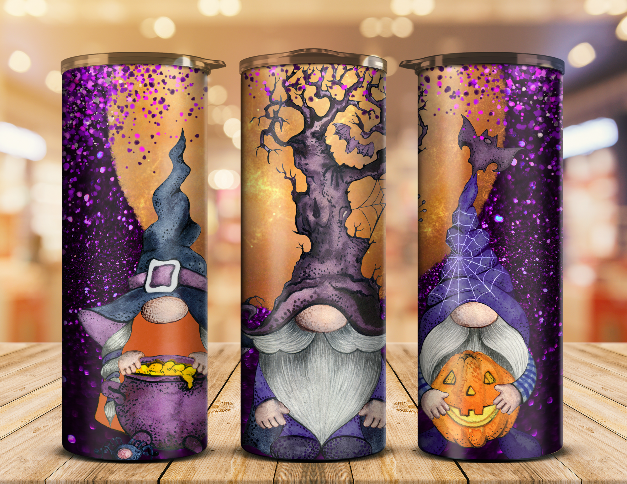 Halloween Gnome Tumbler