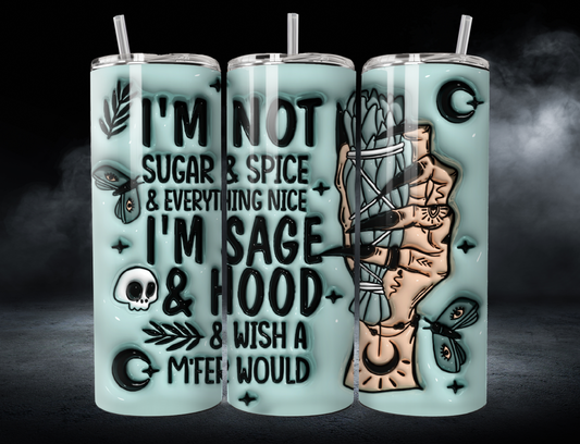 20oz 3D Sage Tumbler