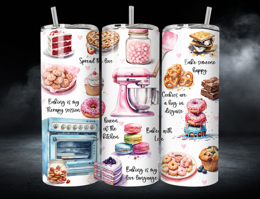 20oz Baking Life Tumbler