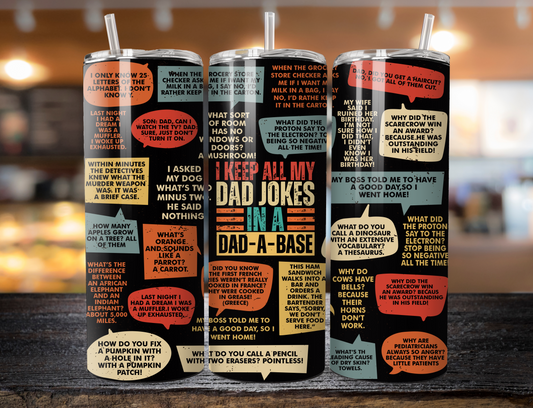 Dad Jokes 20oz Tumbler