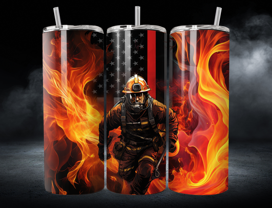 20oz FireFighter Tumbler