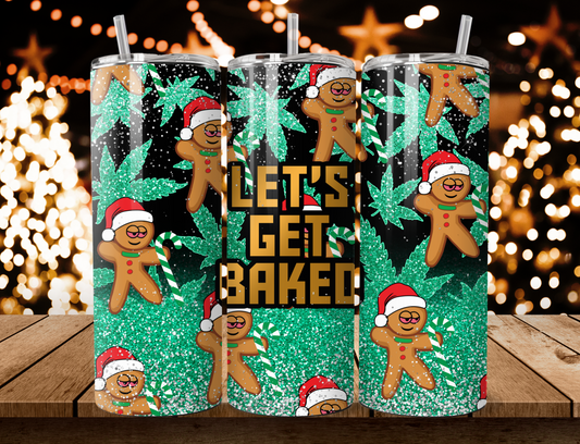 Let's Get Baked Gingerbread Guys Tumbler