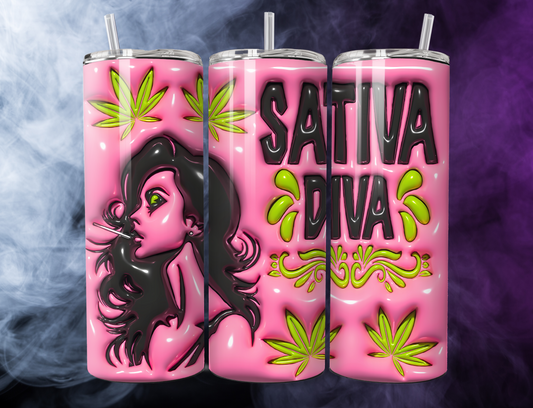 Sativa Diva 20oz Tumbler