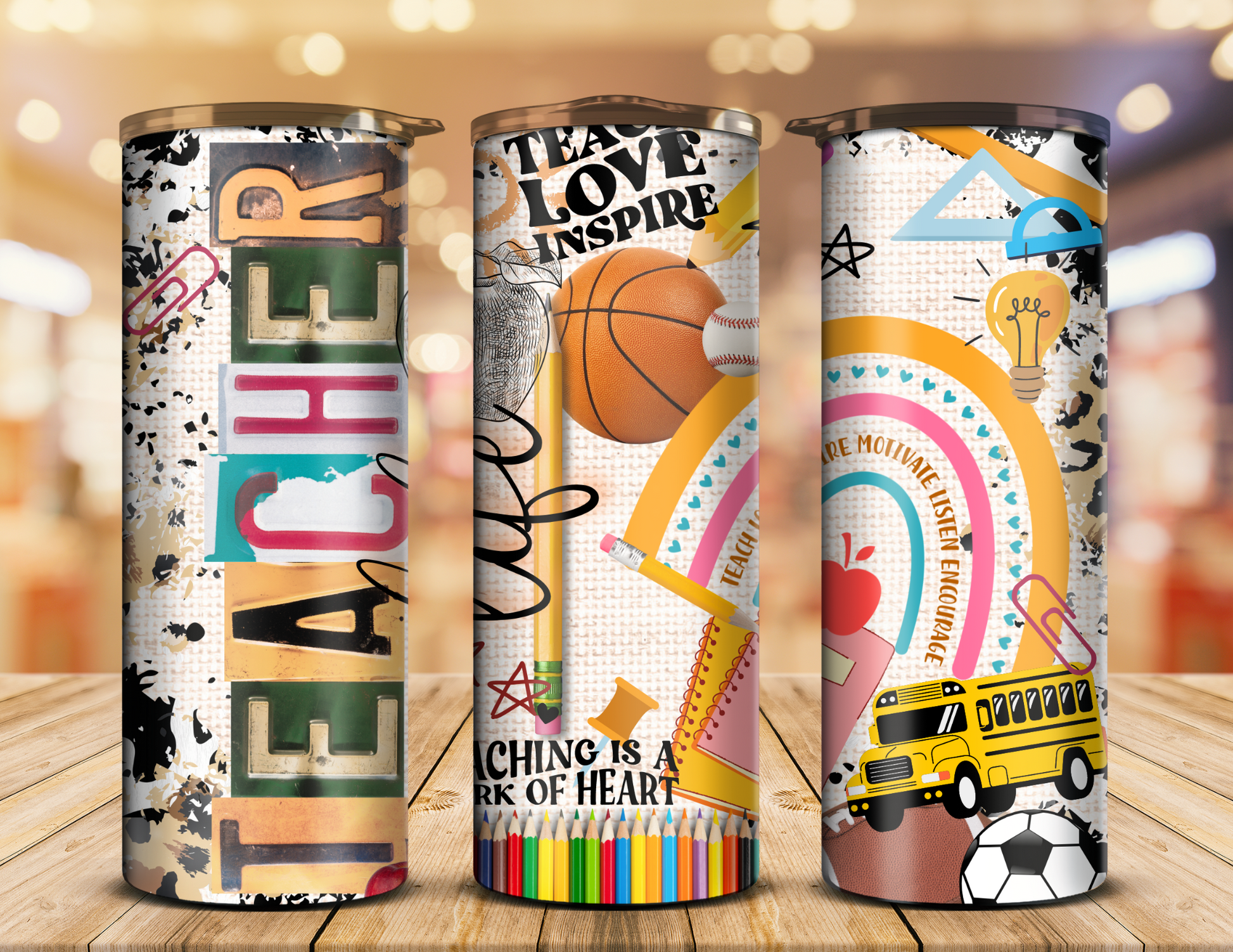 #Teacherlife, Teacher Tumbler, 20oz skinny Tumbler