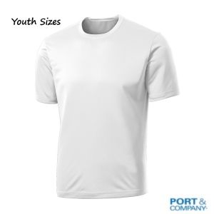 100% Polyester Sublimation Tee Shirts - Youth Sizes